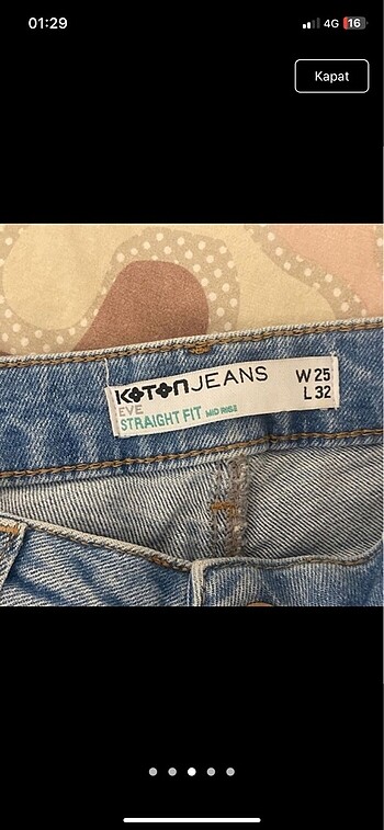 xs Beden Koton Pantolon