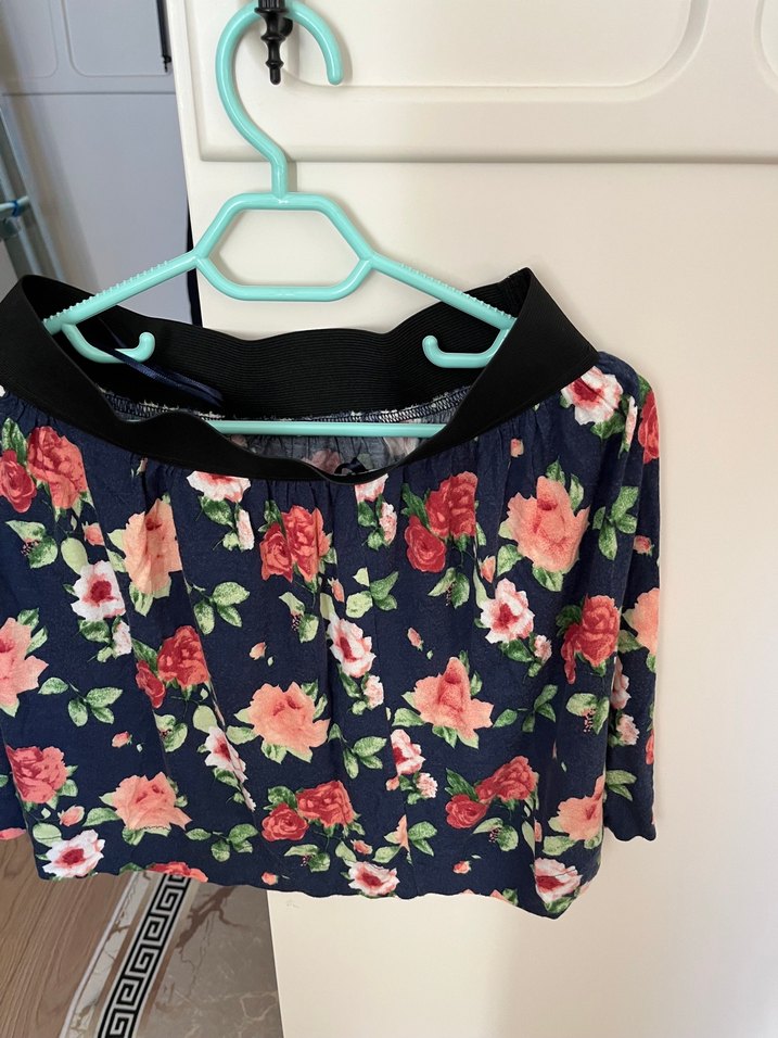 Çiçek Desenli etek - Görsel 2