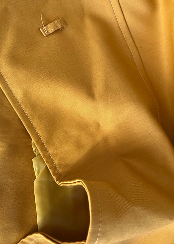 Parlak Bej kısa etek - Görsel 2