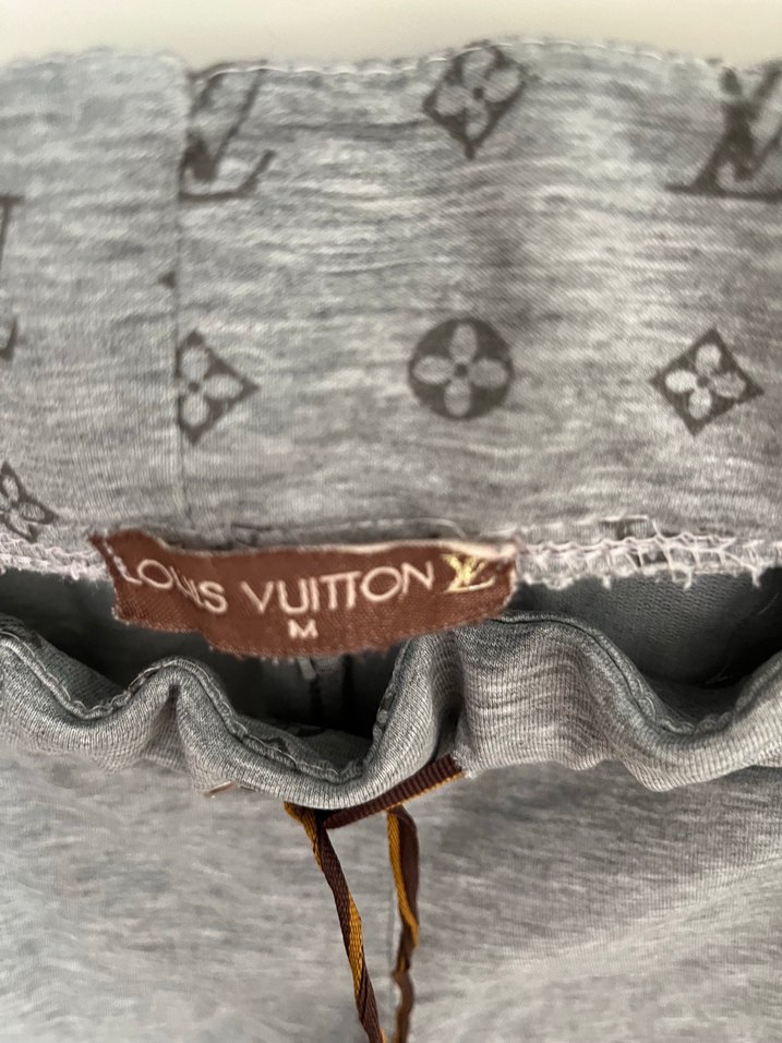 Gri Kadın Pamuklu Bol Kesim Eşofman Altı - Görsel 2