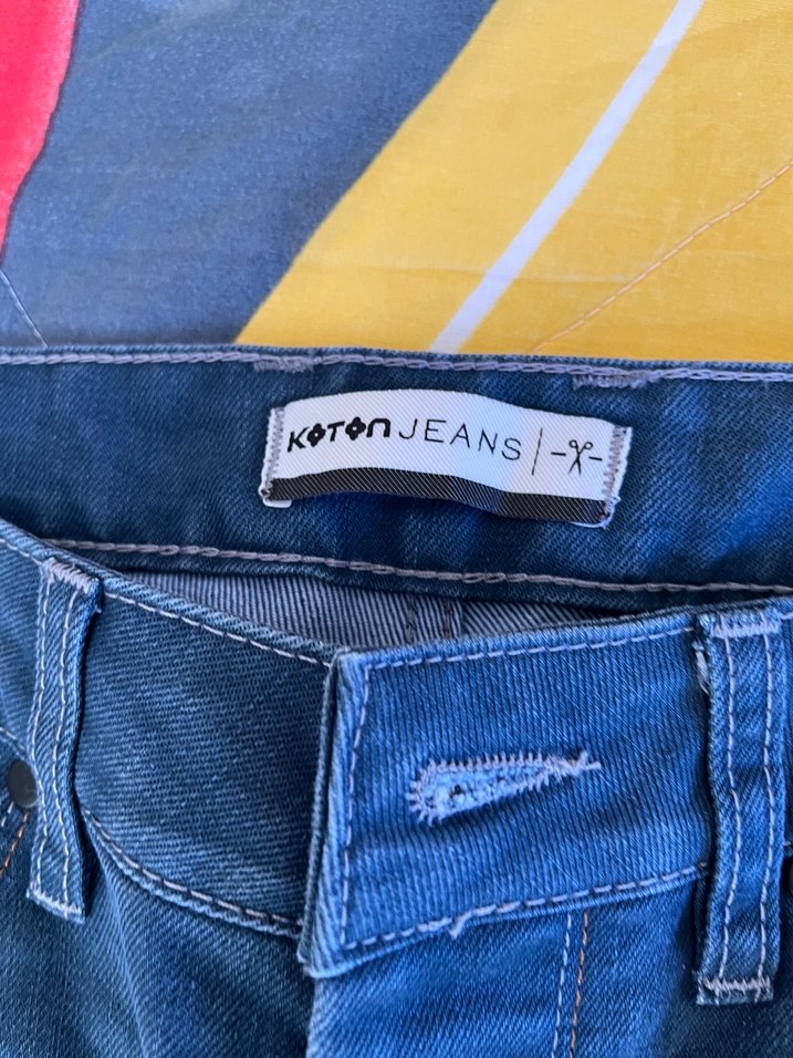 Düğmeli Lacivert erkek kot - Görsel 2