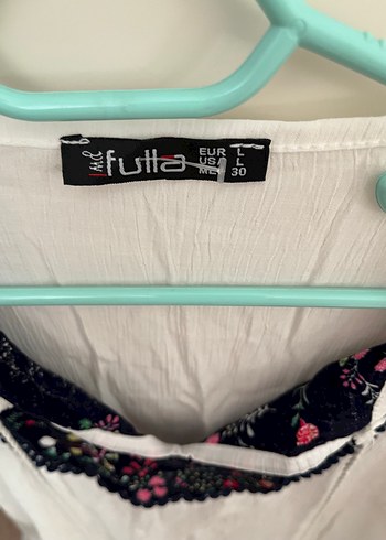 Nakışlı Bohem V Yaka Pamuklu Bluz - Görsel 2