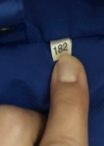 l Beden mavi Renk Erkek Mavi Sıkı Kesim Kayak Montu