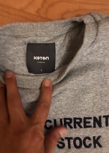 Koton Erkek Renkli Rahat Sweatshirt