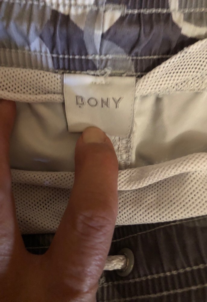 Düğmeli Gri Bağcık Desenli Erkek Mini Şort - Görsel 2