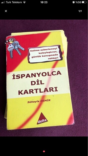 İspanyolca dil kartları