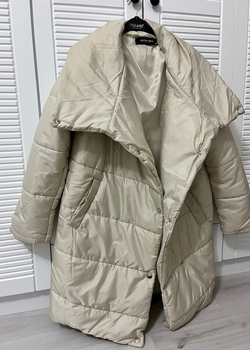 Uzun kışlık şişme mont - Görsel 2