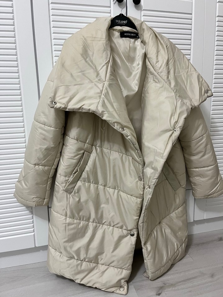 Uzun kışlık şişme mont - Görsel 2