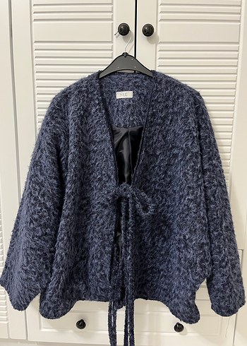 Lacivert bağlamalı çeket - Görsel 4