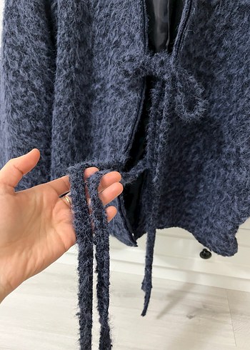 Lacivert bağlamalı çeket - Görsel 3