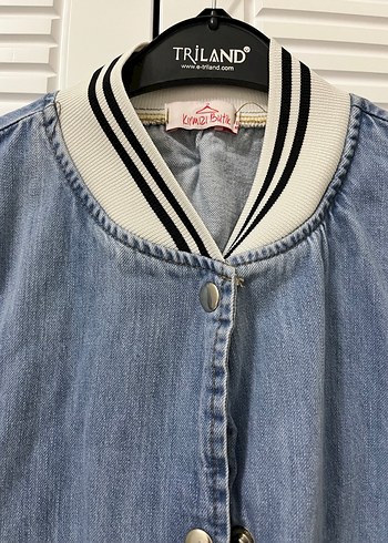 Riland Mavi Kadın Denim Ceket - Görsel 2