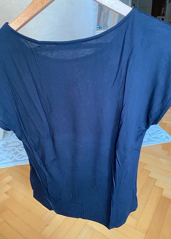 Pullu payetli penye kadın bluzu - Görsel 4