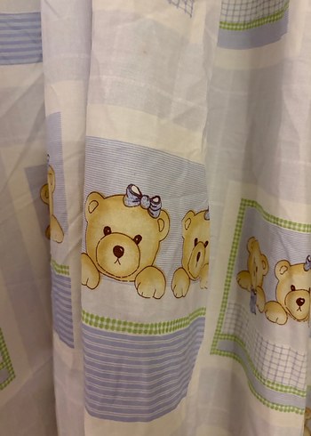 Mavi çocuk odası perdesi fonu - Görsel 2