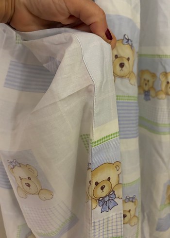 Mavi çocuk odası perdesi fonu - Görsel 3