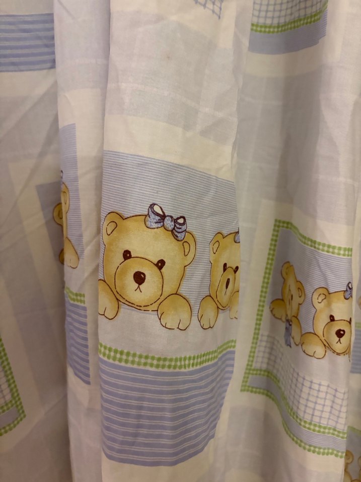 Mavi çocuk odası perdesi fonu - Görsel 2