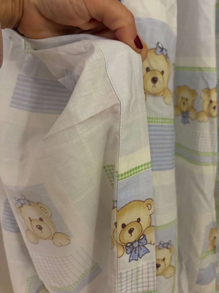 Mavi çocuk odası perdesi fonu - Görsel 3