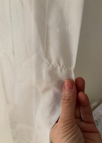 Beyaz Düz Tül Perde - Görsel 9