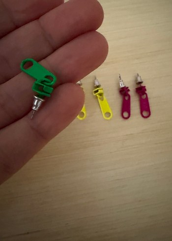 Renkli çocuk küpesi - Görsel 3