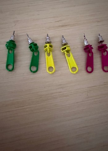 Renkli çocuk küpesi - Görsel 2