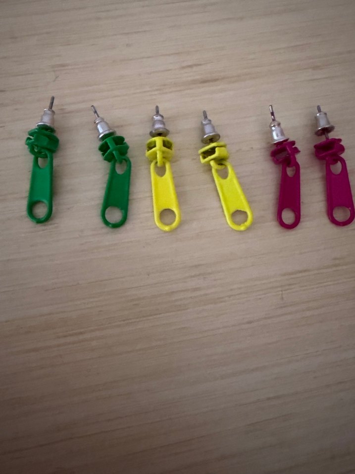 Renkli çocuk küpesi - Görsel 2