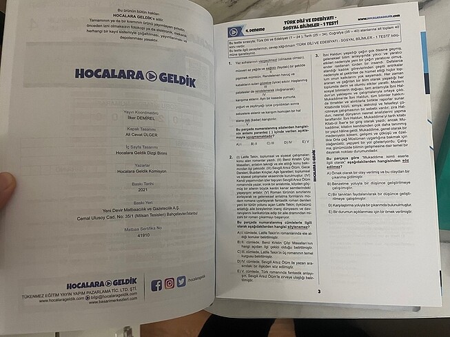 Diğer Soru bankası