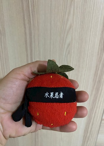 Renkli Ninja Temalı Peluş Oyuncak Anahtarlık - Görsel 2