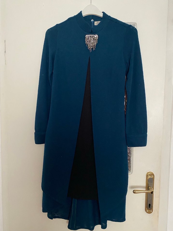 Uzun triko tunik - Görsel 3