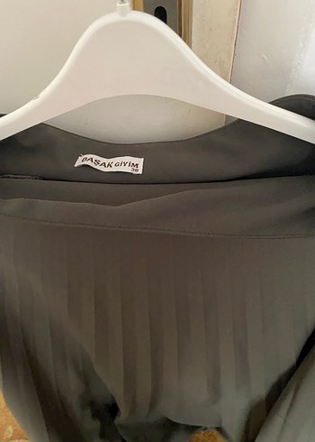 Gri Dökümlü Kadın Uzun Etek - Görsel 4