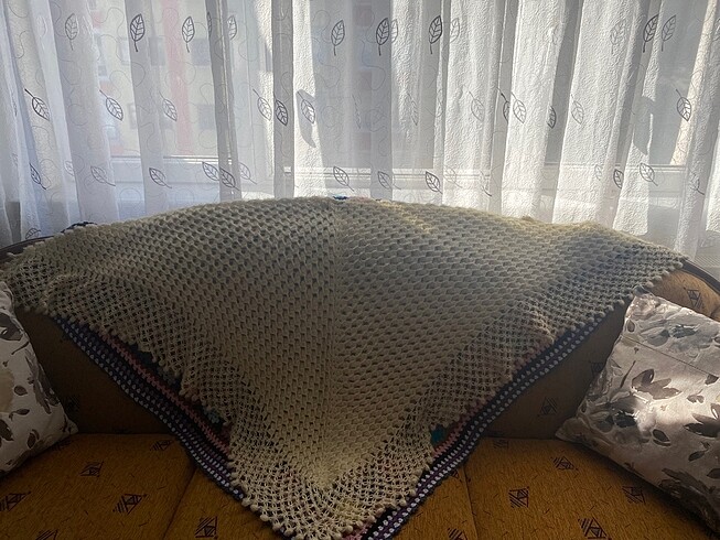 Beden ten rengi Renk Simli el örgüsü şal