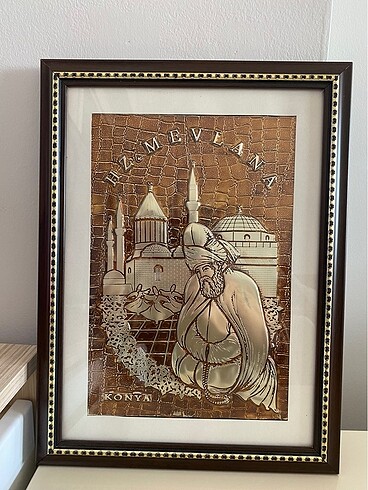 Kabartmalı Mevlana Resmi