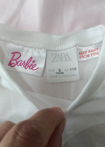 Beyaz Fırfırlı Tişört ve Gri Etek Seti zara marka - Görsel 3