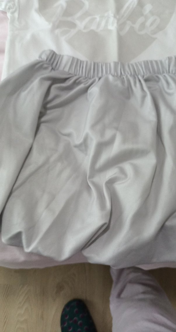 Beyaz Fırfırlı Tişört ve Gri Etek Seti zara marka - Görsel 5