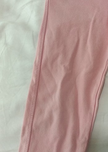 Pembe Kadife Kız Tayt - Görsel 9