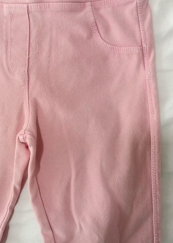 Pembe Kadife Kız Tayt - Görsel 7