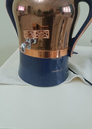 Korkmaz Hanedan Azura Inox/Krom Semaver A843 - Görsel 6