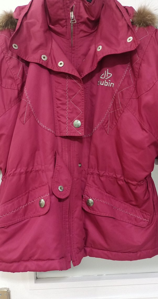 Bordo Düğmeli Midi Kadın mont - Görsel 2