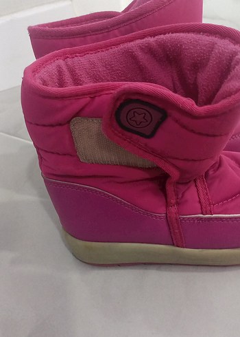 Kız Çocuk Pembe Cırt Cırtlı Bot - Görsel 3