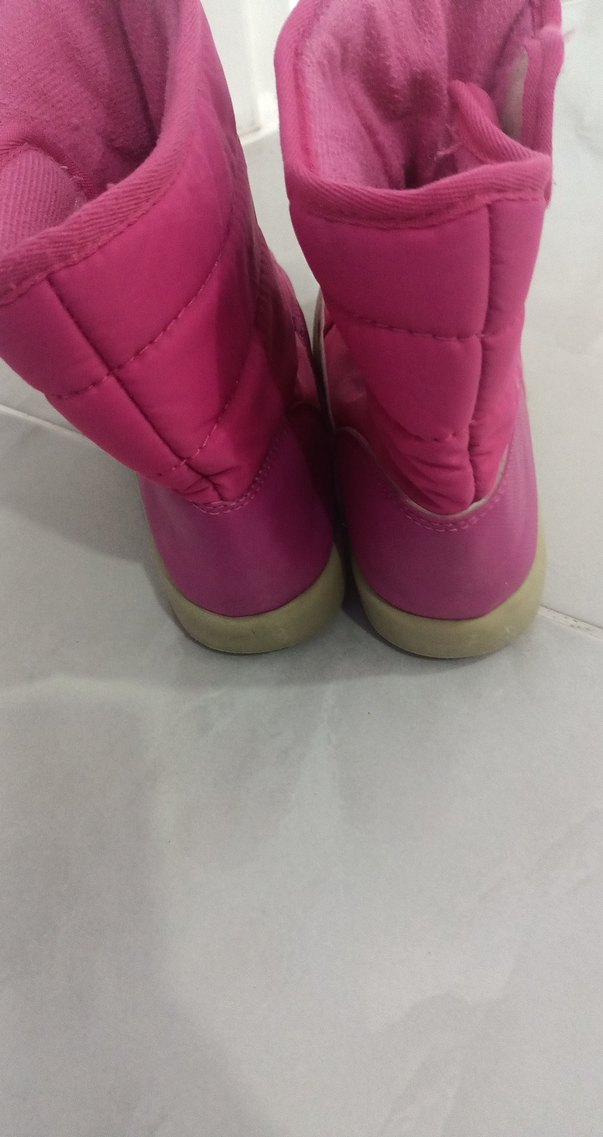 Kız Çocuk Pembe Cırt Cırtlı Bot - Görsel 2