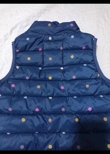 Düğmeli Mavi kiz çocuk Şişme Yelek - Görsel 3