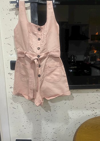 Zate kısa tulum şık beden  S/ öp - Görsel 5