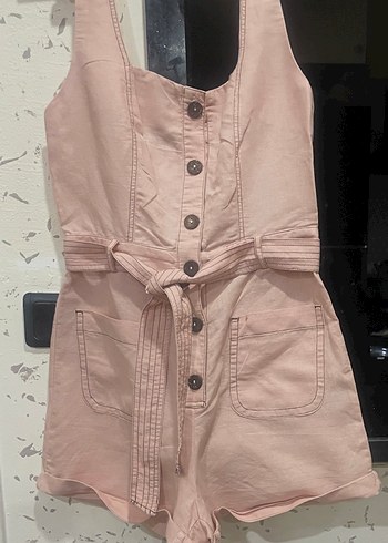 Zate kısa tulum şık beden  S/ öp - Görsel 8