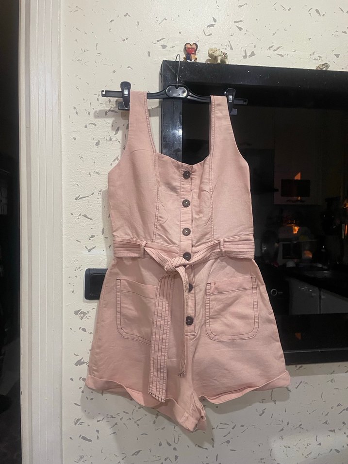 Zate kısa tulum şık beden  S/ öp - Görsel 2