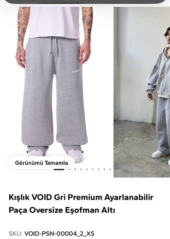 Sıfır voıd marka eşortman altı beden L/ - Görsel 10