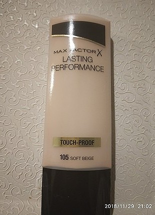 m Beden #max factor#lasting performance 105 soft beige