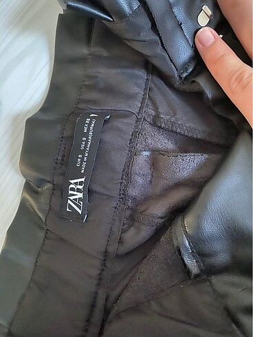 Zara deri şort - Görsel 3