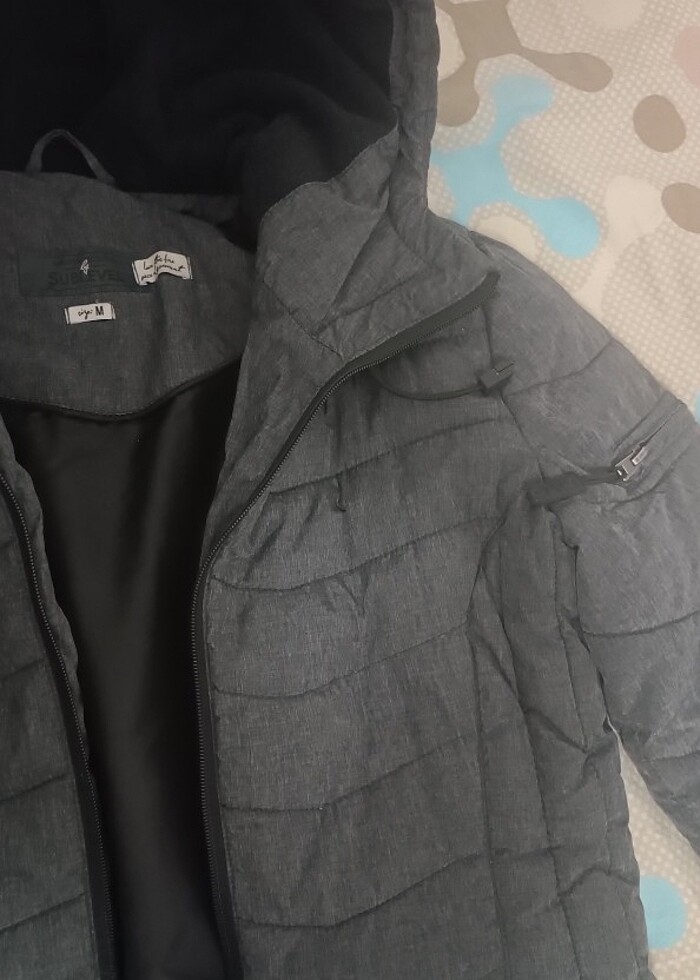 Şişme dize kadar mont  - Görsel 2