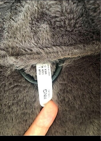 l Beden siyah Renk Mango biker ceket l beden