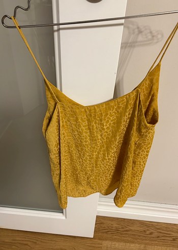 H&M Sarı V Yaka Kadın Atlet - Görsel 2