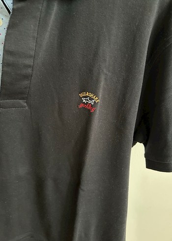 Erkek Siyah Düğmeli Polo Tişört - Görsel 4