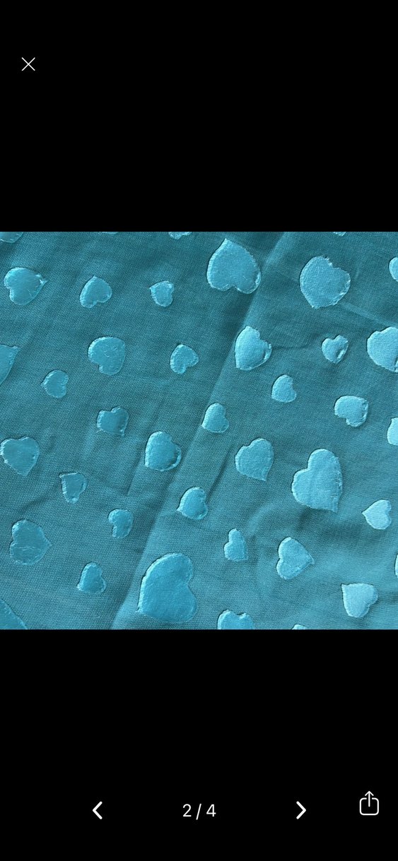 Vakko Şeffaf Turkuaz Kadın Fular - Görsel 2